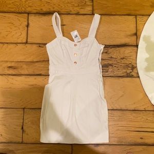 Guess white denim dress